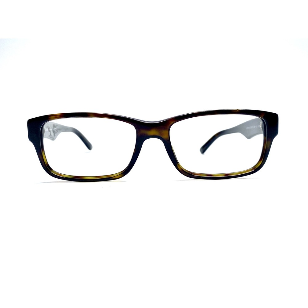 Prada Brown Tortoise Rectangular Glasses Italy VPR16M 2AU 101 53 16 140